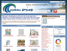 Tablet Screenshot of oceanstyles.com